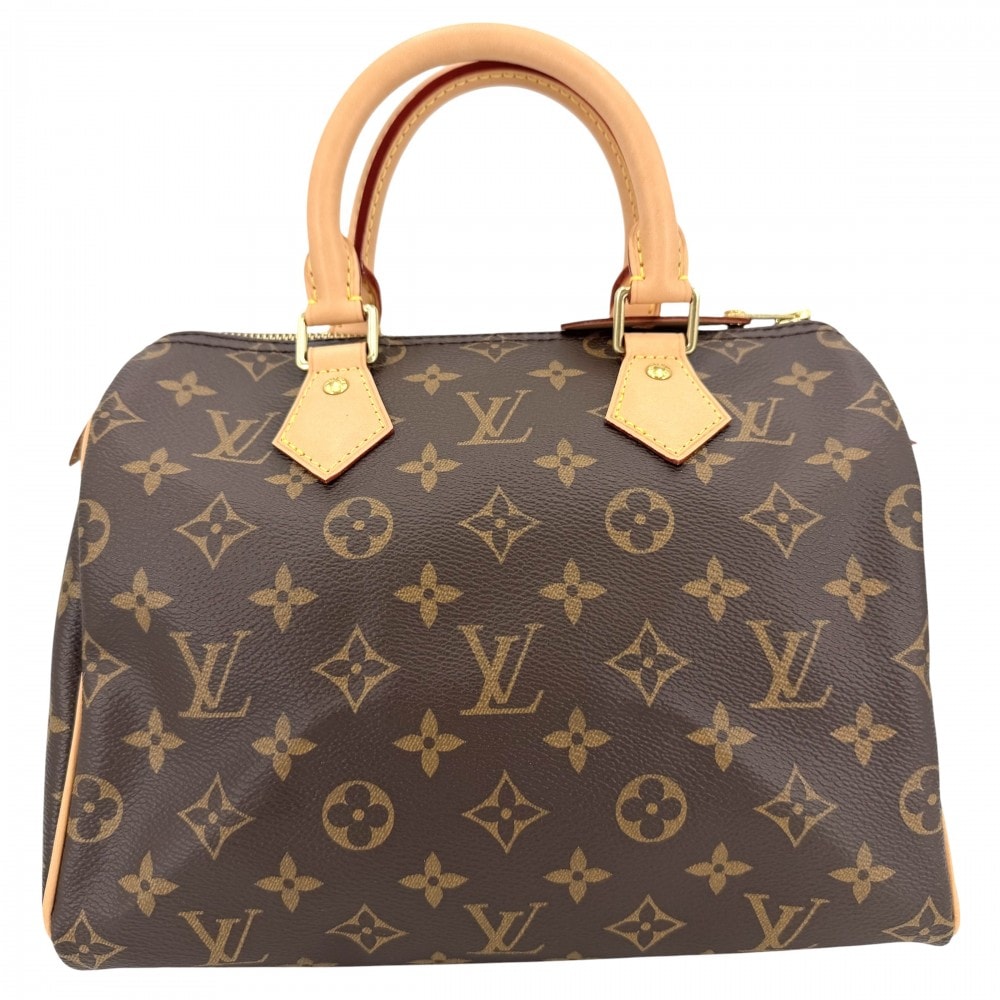 LOUIS VUITTON ルイヴィトン ハンドバッグ モノグラム スピーディ25 ミニボストンバッグ Speedy25 M41109    ブラウン 茶 ゴールド金具 レディース 美品【中古品】