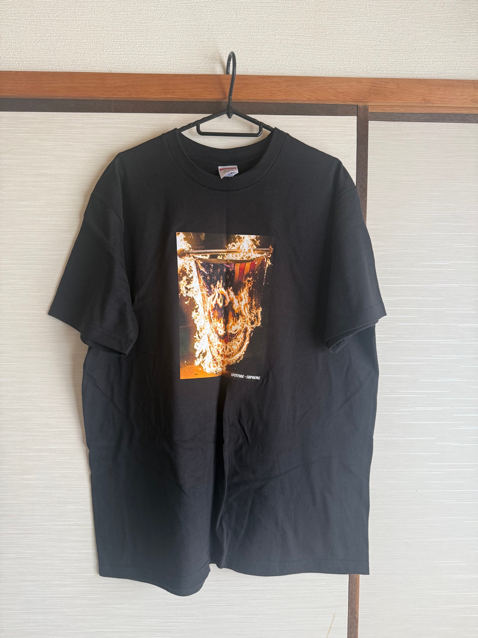 Supreme x Spitfire Flag Tee "Black"