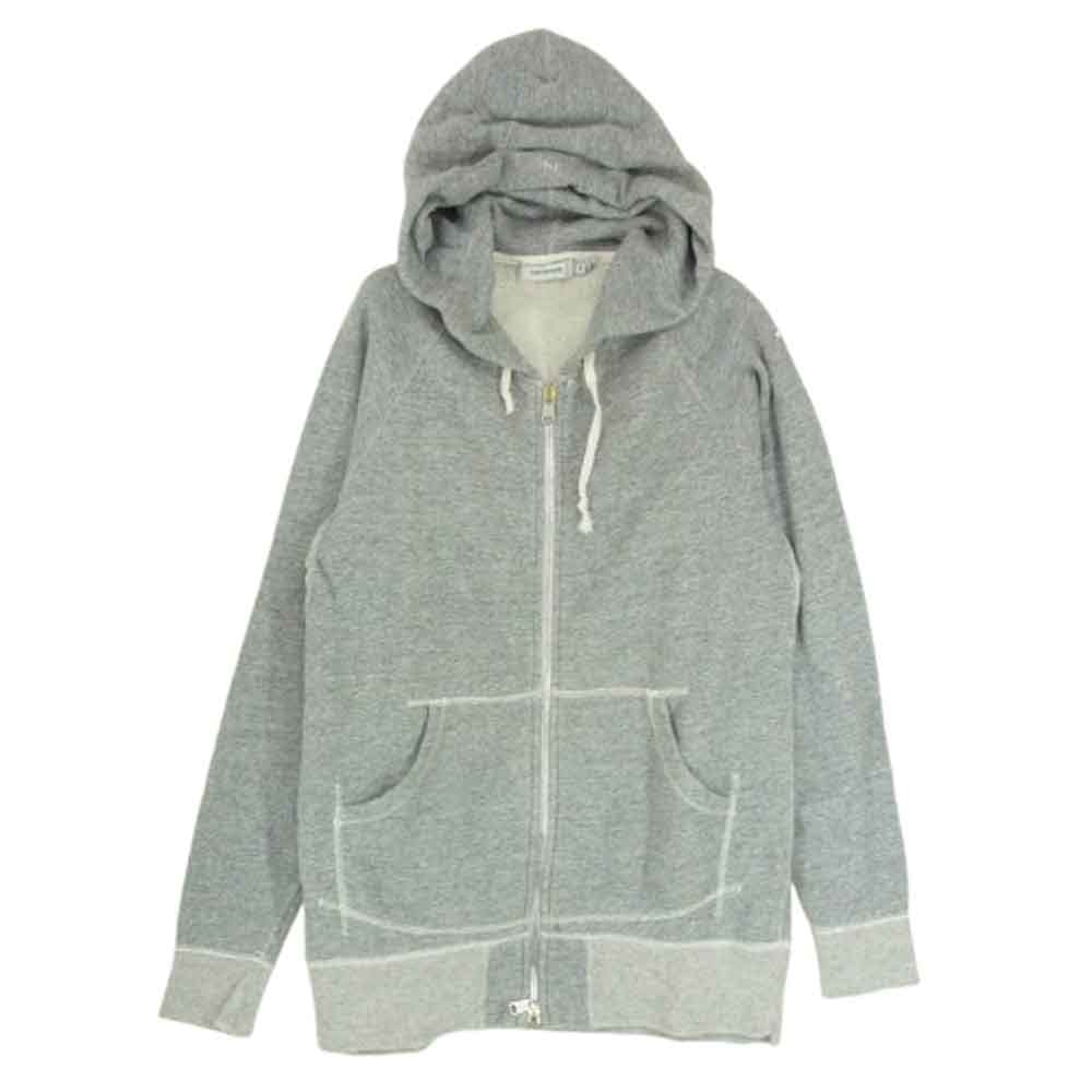 nonnative ノンネイティブ パーカー NN-C2701 DWELLER HOODED FULL ZIP SWEATER COTTON MARBLE SWEAT パーカー グレー系 1【中古】