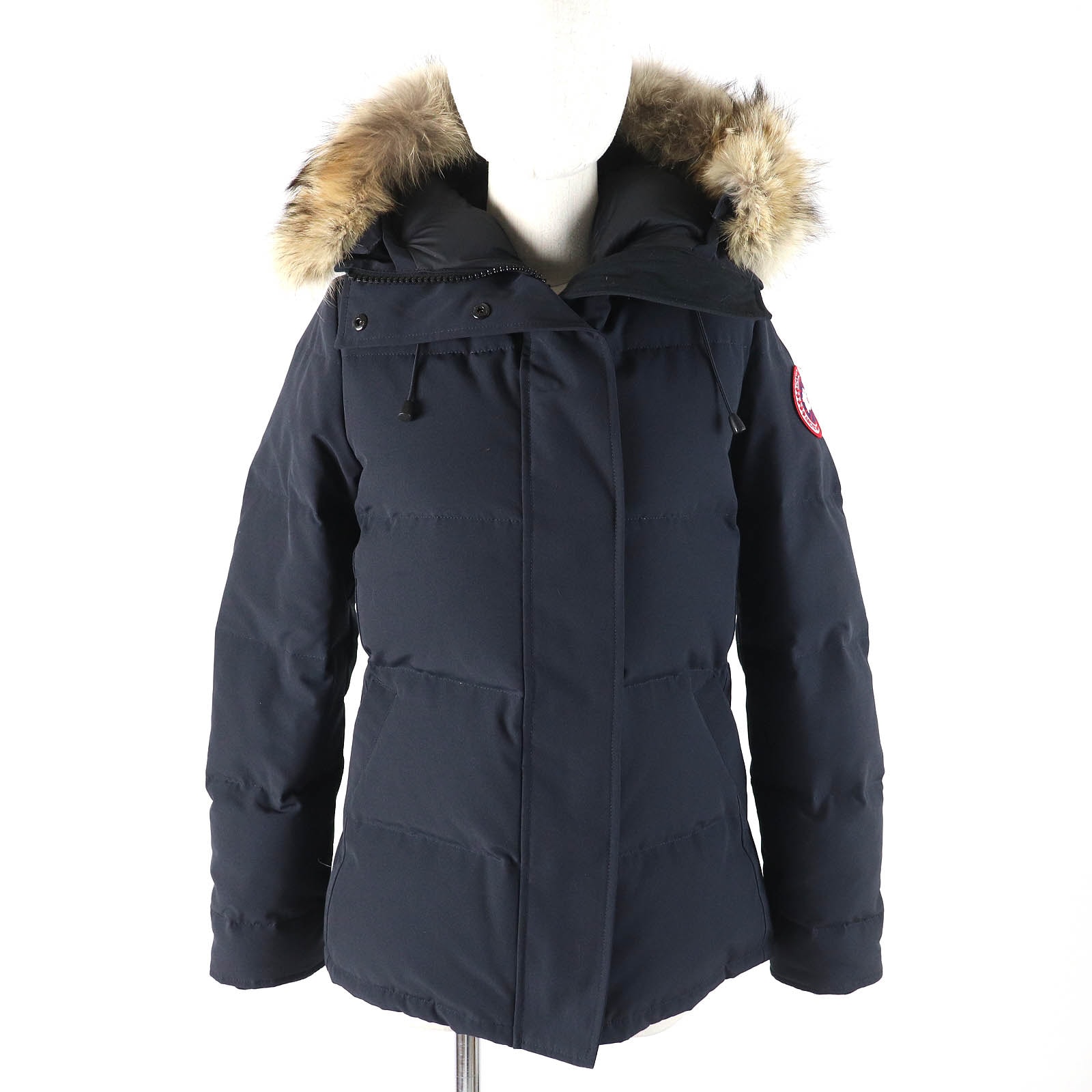 美品 カナダグース
 ジャケット PORTLAND PARKA ポートランドパーカー ネイビー レディース S 2604JL