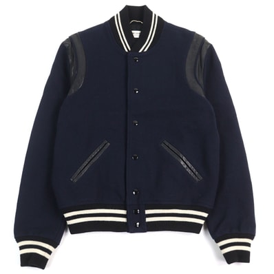 極美品 サンローランパリ ジャケット ネイビー系 メンズ 44 354718
