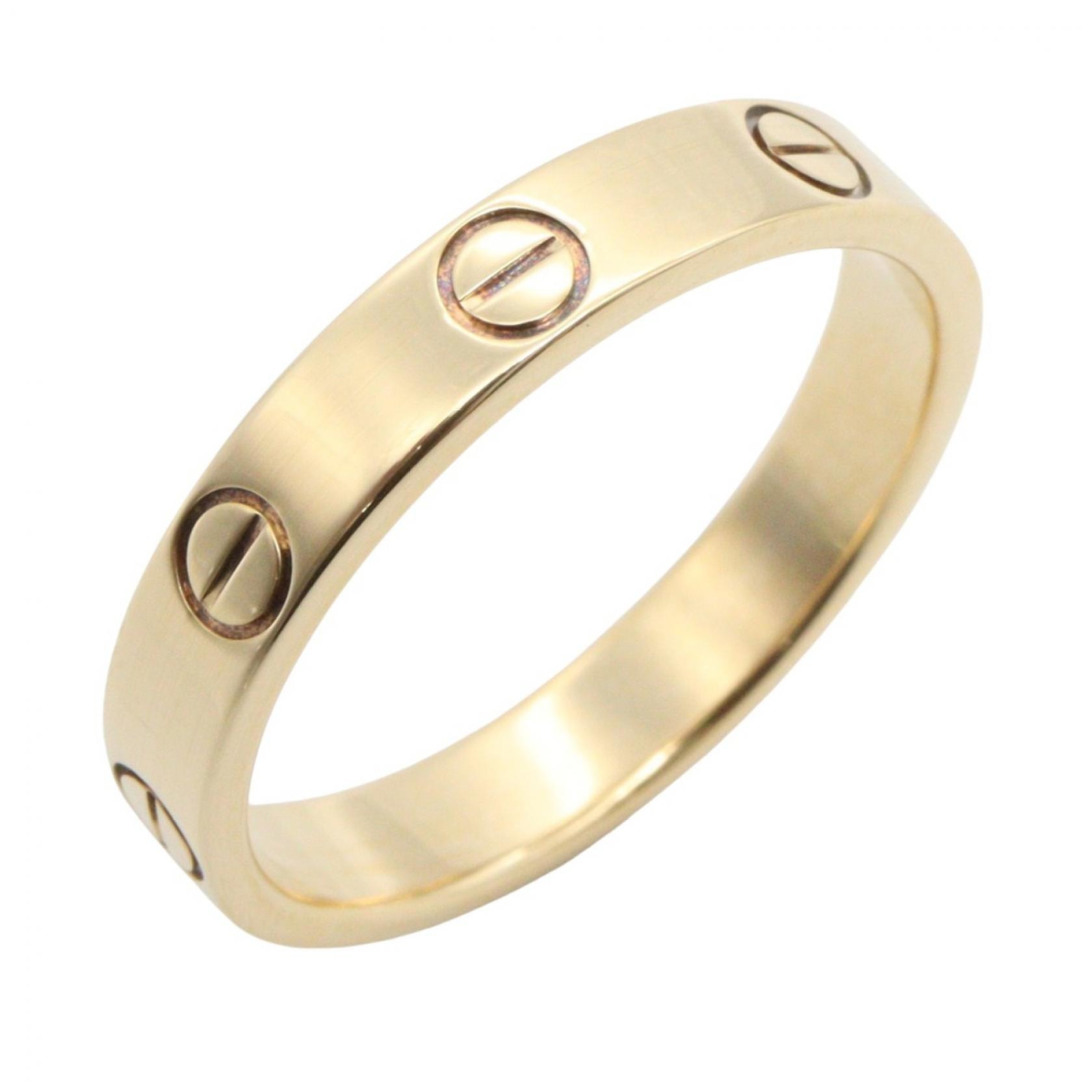 カルティエ CARTIER ミニラブリング リング・指輪 ジュエリー K18(イエローゴールド) メンズ レディース ゴールド系 B4085000 【中古】