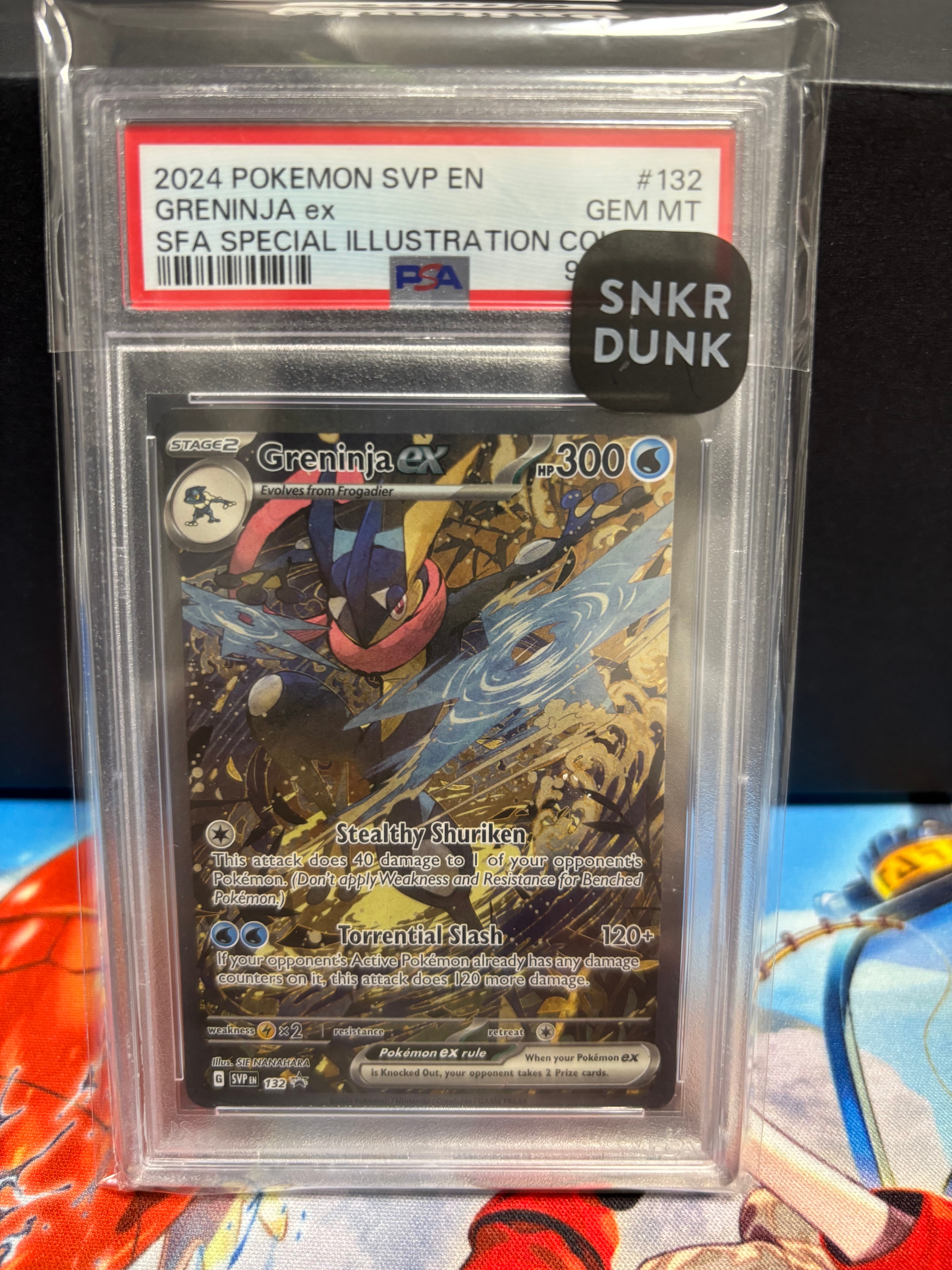 ゲッコウガex P [SVP EN 132]【英語版】(スカーレット&バイオレット「シュラウデッドフェイブル ゲッコウガex スペシャルイラストレーション コレクション」)