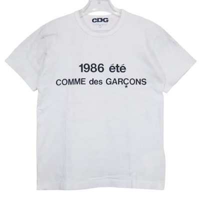 Comme des Garçons 1986 COMME des GARCONS T-SHIRT "White"