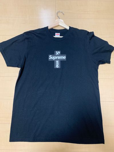 Supreme Cross Box Logo Tee "Black"