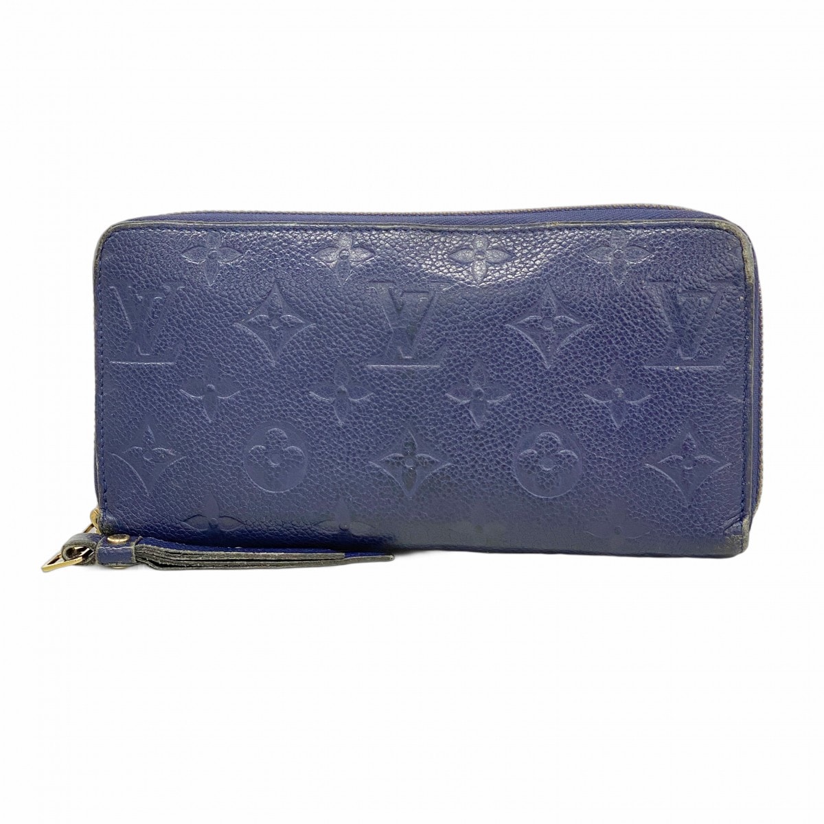 ★最終価格【6da0561】ルイヴィトン 長財布 モノグラム・アンプラント ジッピーウォレット M60943 イリス【中古】レディース