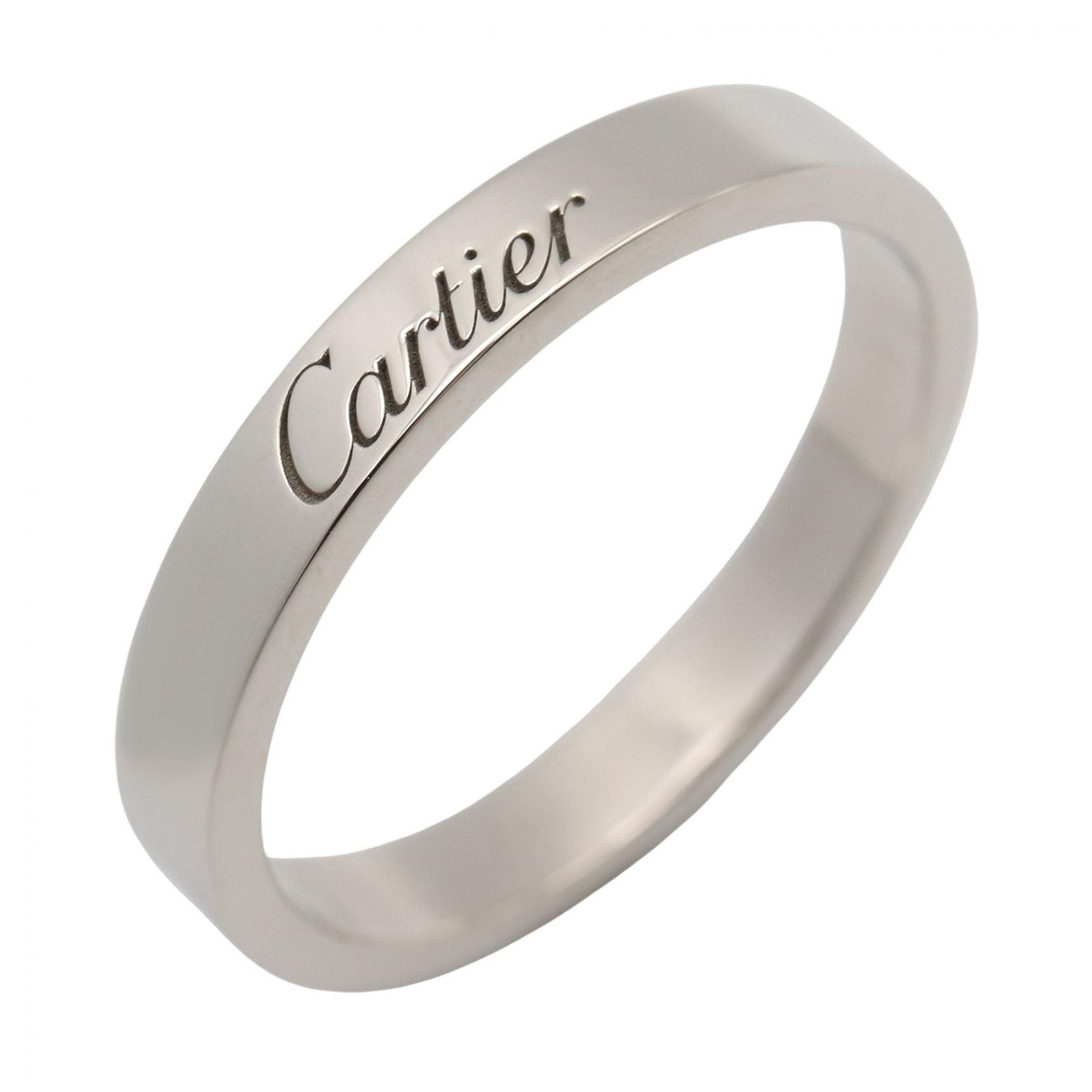 カルティエ CARTIER Cドゥ カルティエ リング リング・指輪 ジュエリー Pt950プラチナ メンズ レディース シルバー系 【中古】