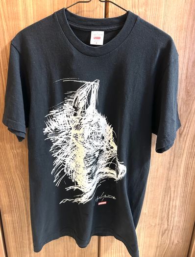 Supreme / Yohji Yamamoto® Scribble Wolf Tee "Black"