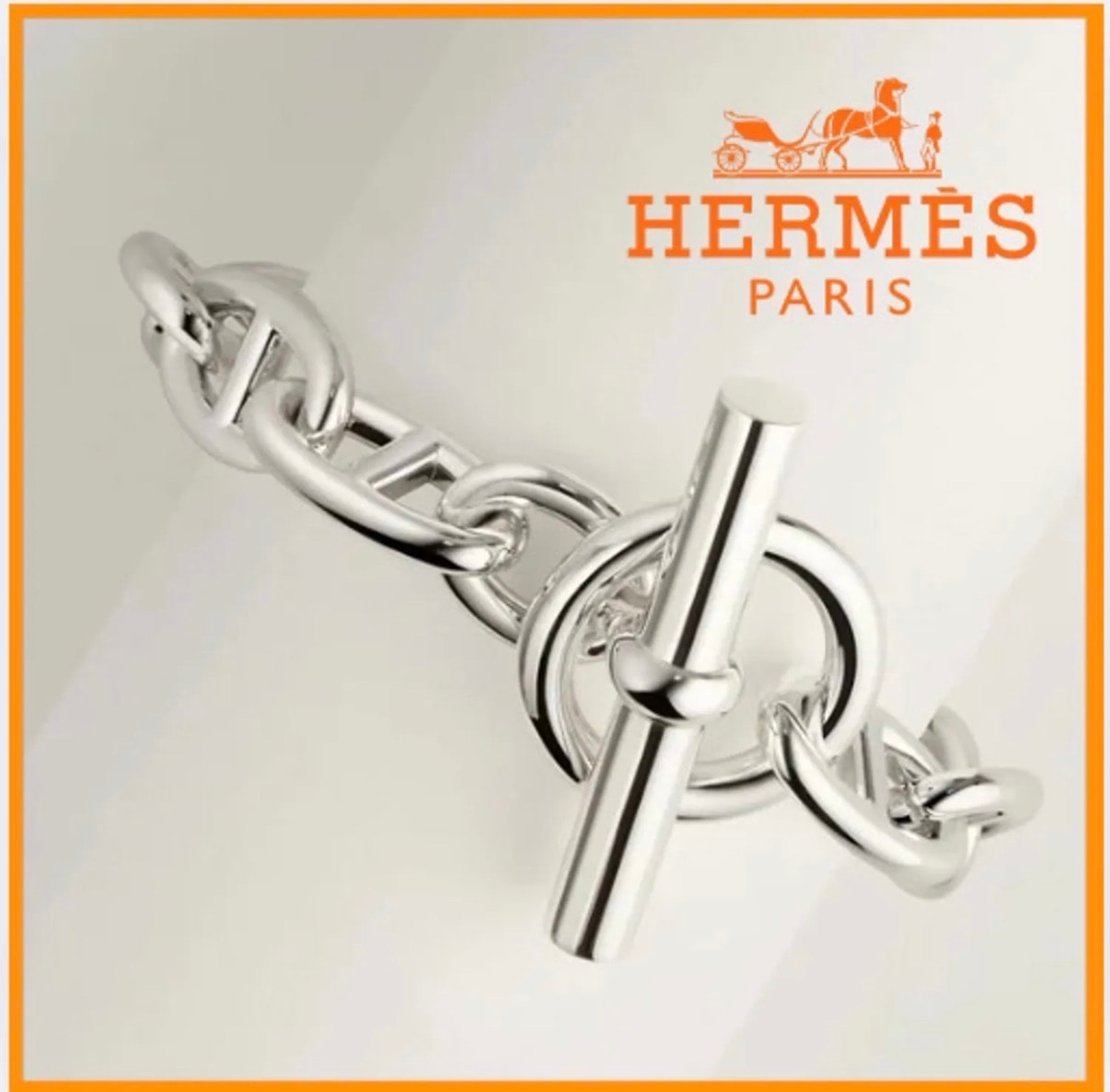 【新品未使用】エルメス シェーヌダンクル TGM 15コマ