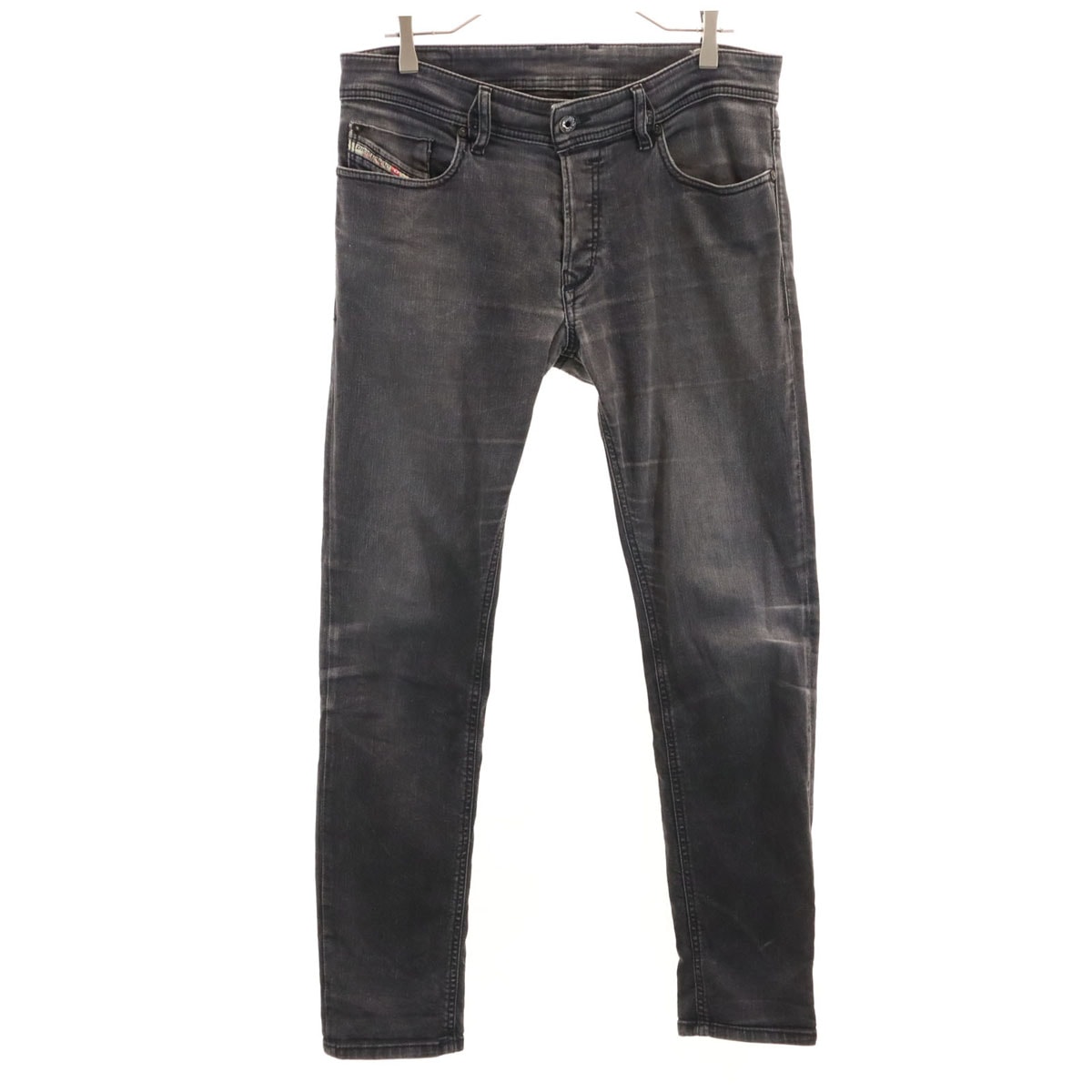 DIESEL ディーゼル スキニーデニムパンツ W32 グレー ジーンズ ボタンフライ