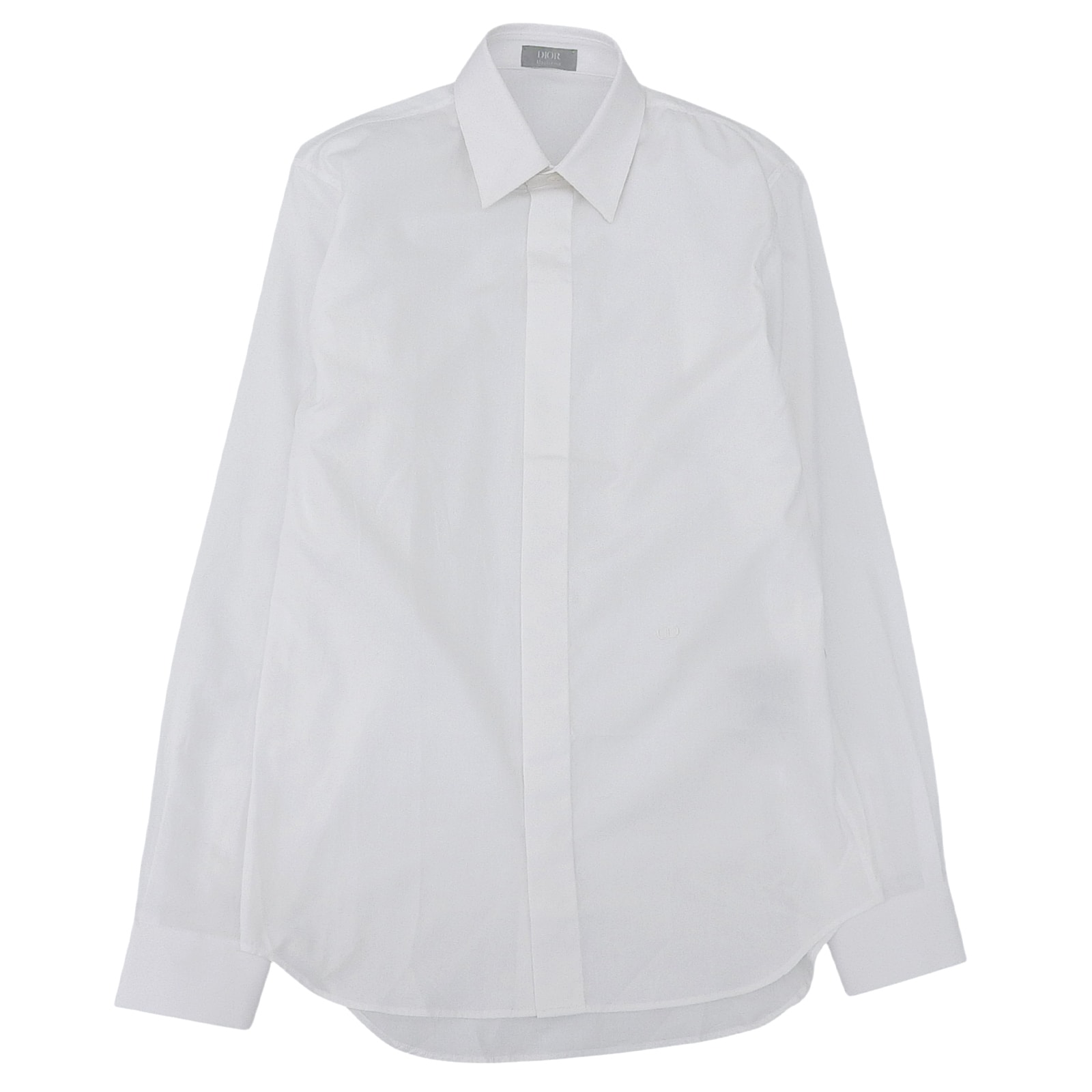 極美品 ディオール オム
 長袖シャツ ホワイト メンズ 37 923U501W1581