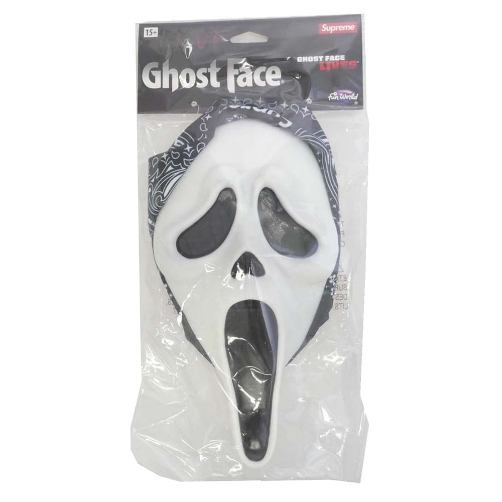 Supreme シュプリーム 26SS SUP-SS26-WEEK10-003 Ghostface Mask ゴーストフェイス マスク ホワイト系 ブラック系 約15cm x 28cm【新古品】【未使用】【中古】