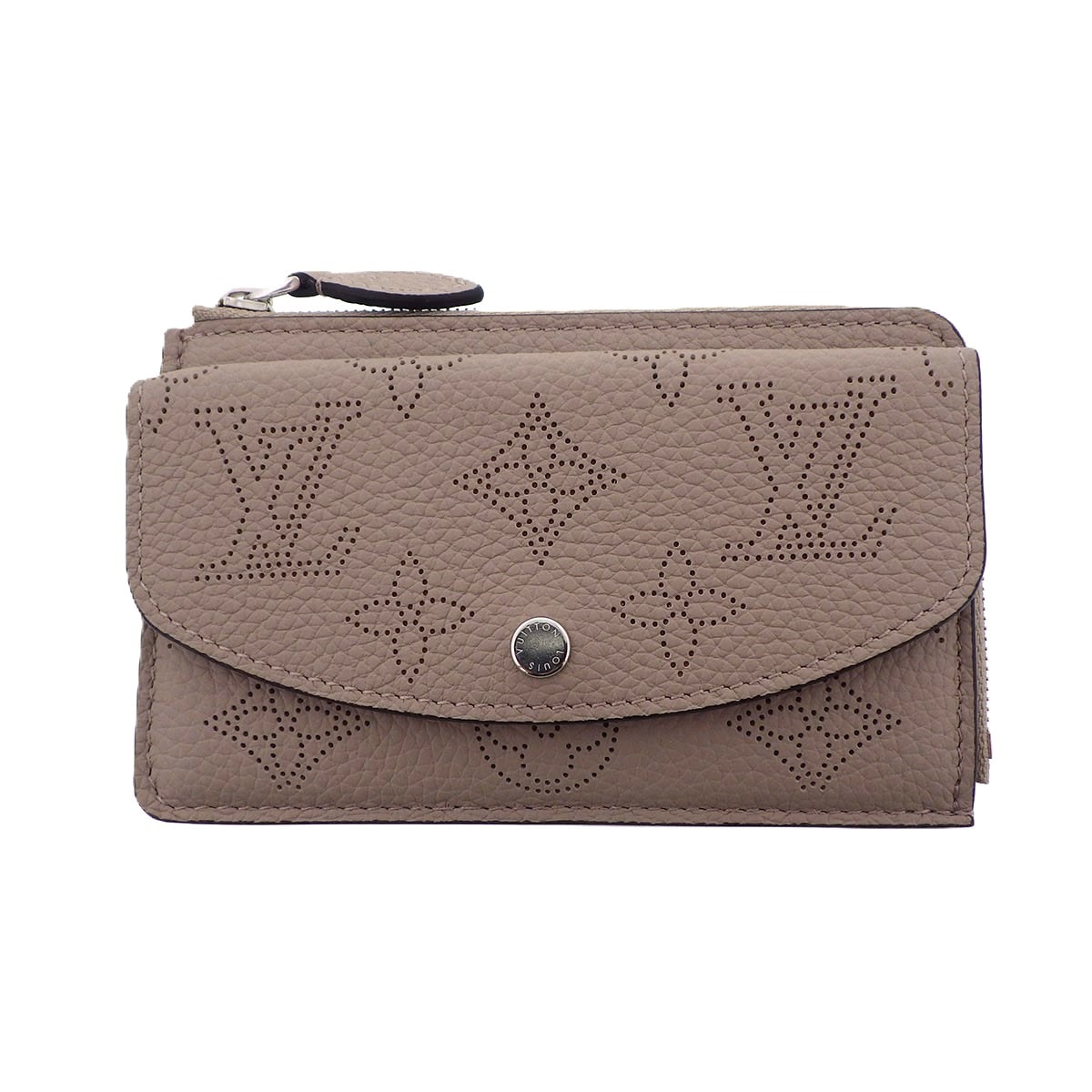 【再値下げ】LOUIS VUITTON ルイ・ヴィトン ポルト カルト レクト ヴェルソ フラグメントケース コインケース M81287 モノグラムマヒナ ベージュ  レディース【中古】
