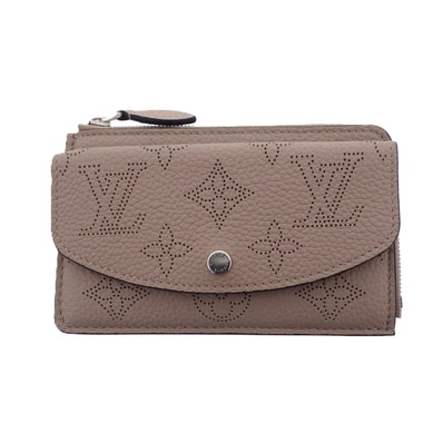 【再値下げ】LOUIS VUITTON ルイ・ヴィトン ポルト カルト レクト ヴェルソ フラグメントケース コインケース M81287 モノグラムマヒナ ベージュ レディース【中古】