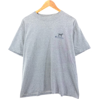 古着 コロンビア Columbia 犬柄 半袖 プリントTシャツ メンズL相当/eaa564496