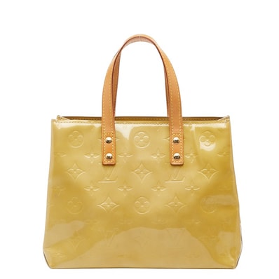 ルイ ヴィトン モノグラム ヴェルニ リードPM ハンドバッグ M91144 ベージュ パテントレザー レディース LOUIS VUITTON 【中古】