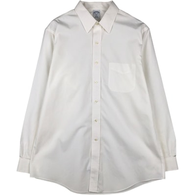 古着 ブルックスブラザーズ Brooks Brothers 346 SLIM FIT 長袖 コットンシャツ メンズXL相当/rab181170