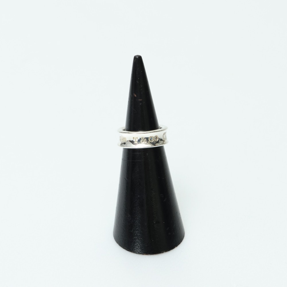 ■美品■TIFFANY&Co. ティファニー ミディアム 1837 リング・指輪 シルバー925 スターリングシルバー ブランド古着【中古】20260810/RB0364