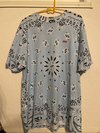 Supreme Small Box Tee "Bandana Blue"(21SS)