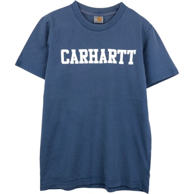 古着 カーハート Carhartt 半袖 ロゴTシャツ メンズS相当/eaa648252