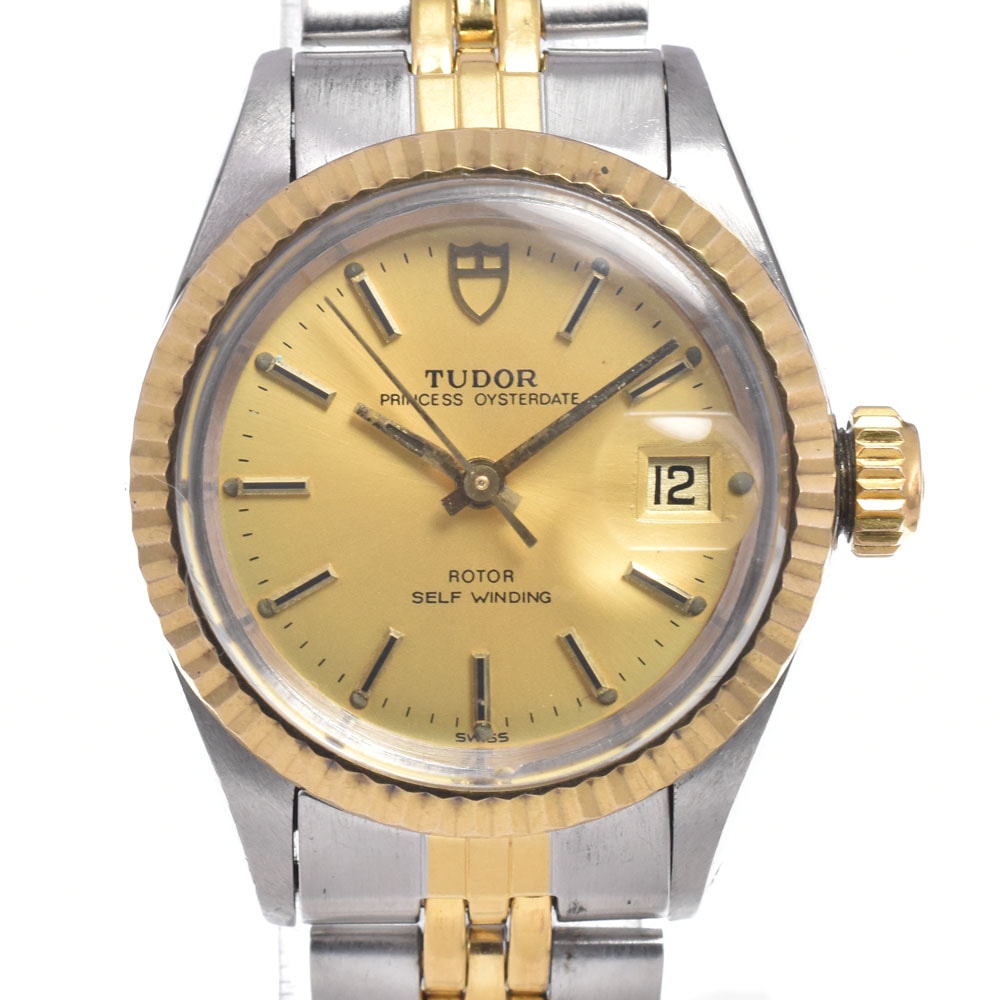 チューダー TUDOR 92413 プリンセス オイスターデイト デイト ゴールド 自動巻き レディース 良品 腕時計 I#150057