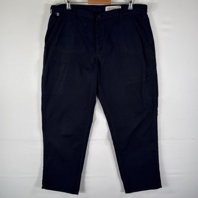 古着 カーハート Carhartt ワークパンツ ペインター ワンポイントロゴ FR 作業着 ジップ w40 L30 ネイビー メンズ