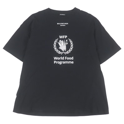 美品 バレンシアガ 半袖Tシャツ ブラック メンズ S 541874