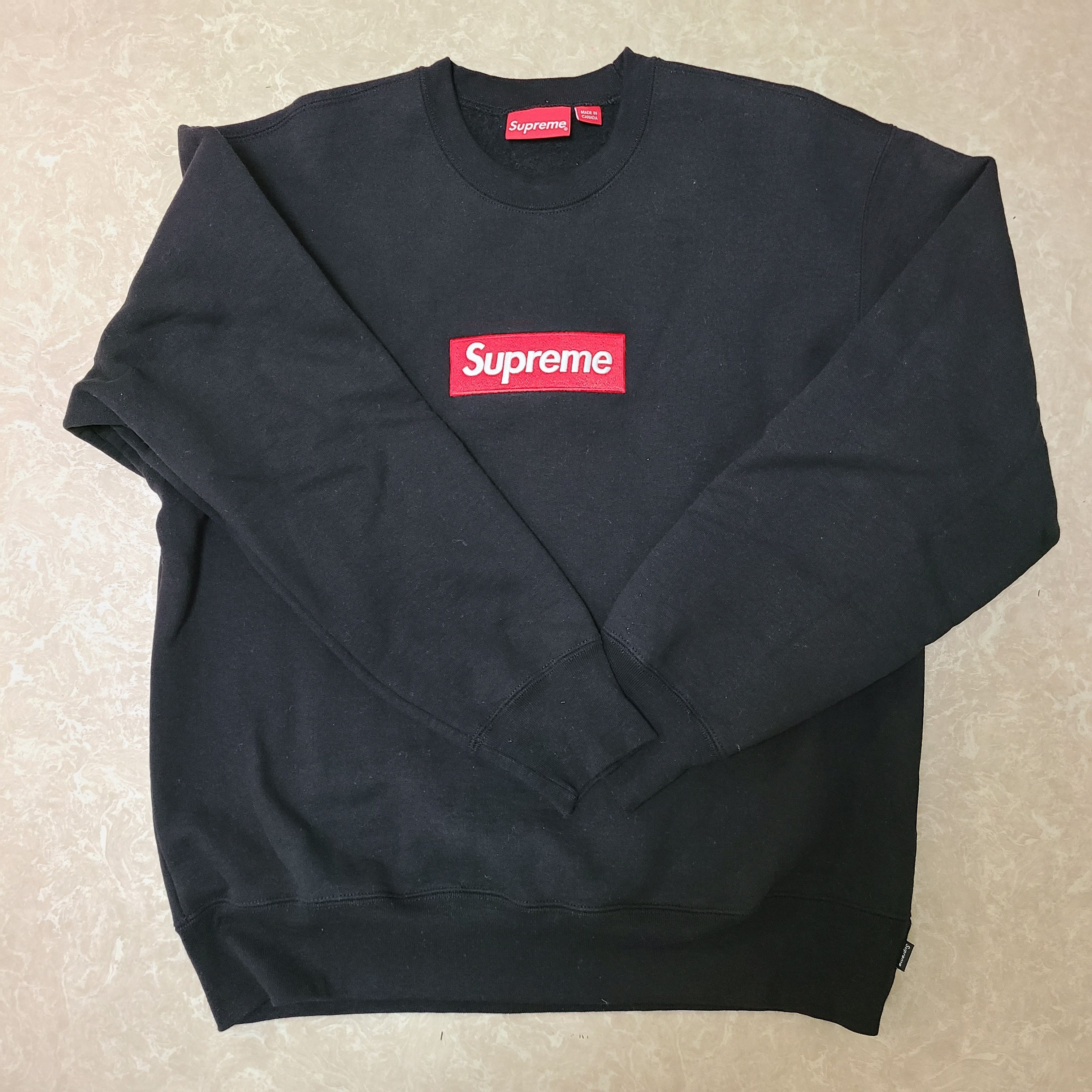 Supreme Box Logo Crewneck "Black" (22FW)