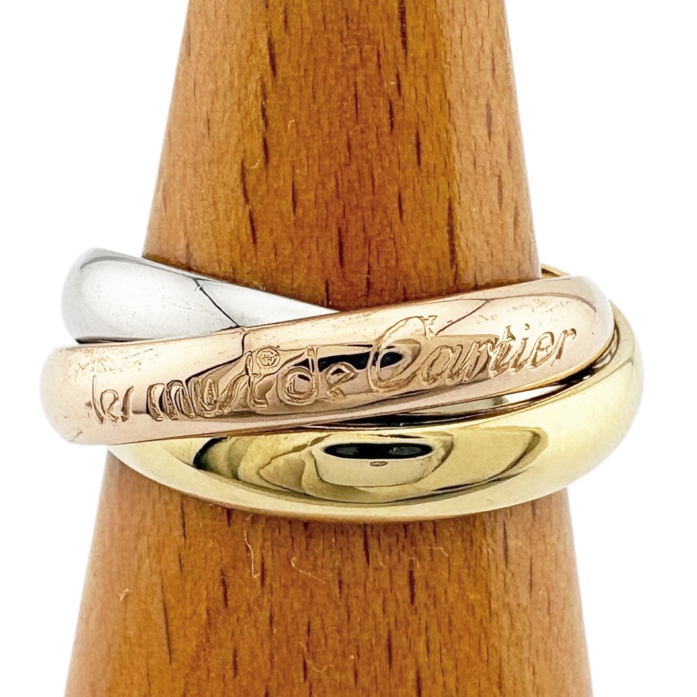 カルティエ トリニティ リング 指輪 11.5号 18金 K18イエローゴールド レディース CARTIER 中古