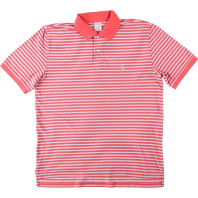 古着 ブルックスブラザーズ Brooks Brothers Est.1818 マルチボーダー 半袖 ボーダー ポロシャツ メンズL相当/eaa654563