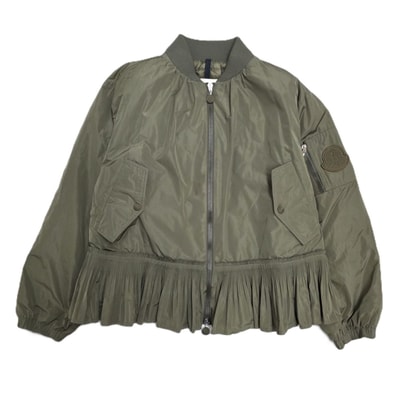 MONCLER モンクレール 21SS MIRAC ミラック ボンバージャケット 薄手 ナイロンジャケット ダウンジャケット G10931A53G10 54AWA ポリエステル カーキ レディース【中古】