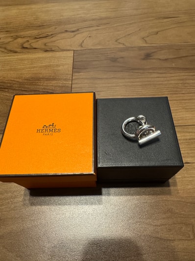 Hermes Croisette Ring Large Model "Silver"