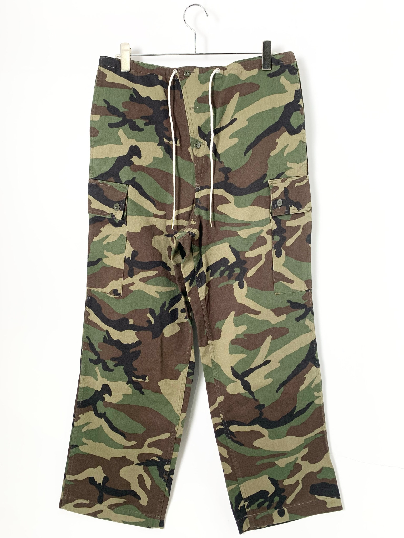 CELINE Cotton Linen Cargo Pants