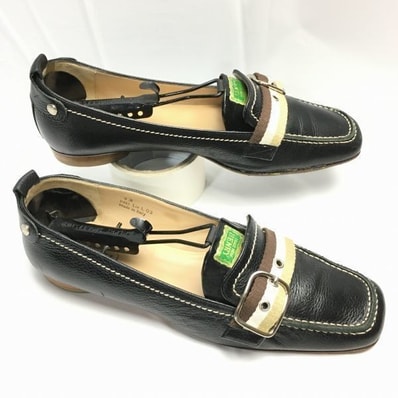 COACH コーチ イタリア製 ビットモカシン ビジネスシューズ〈黒/BLACK〉サイズ9B(25.5-26.5)/men's 管NO.ZF-95