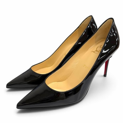 未使用品 クリスチャンルブタン パンプス KATE 85 ブラック 37