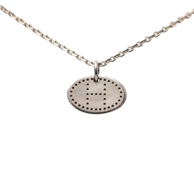 エルメス エクリプス エブリン ネックレス SV925 シルバー レディース HERMES 【中古】