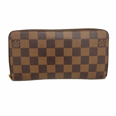 【6ee5950】ルイヴィトン 長財布 ダミエ ジッピーウォレット N41661 エベヌ【中古】メンズ レディース ユニセックス