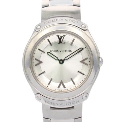 ルイ・ヴィトン LOUIS VUITTON フィフティファイブ 腕時計 時計 ステンレススチール レディース シルバー系 Q6J00 【中古】
