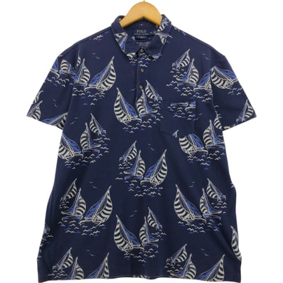 古着 ラルフローレン Ralph Lauren POLO RALPH LAUREN FEATHERWEIGHT 半袖 ポロシャツ メンズL相当/eaa564386