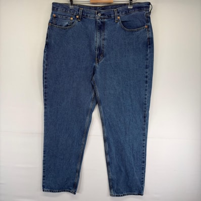 古着 リーバイス Levi's デニム パンツ 550 テーパード ジーパン バギー ジーンズ バギー 大きいサイズ w40 L34 ブルー系 メンズ