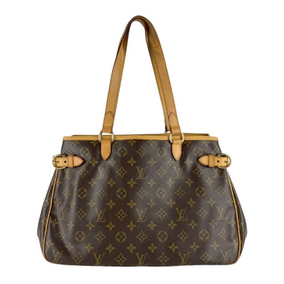 ルイ ヴィトン LOUIS VUITTON ショルダーバッグ モノグラム バティニョール オリゾンタル モノグラムキャンバス ブラウン レディース M51154【中古】 z10028