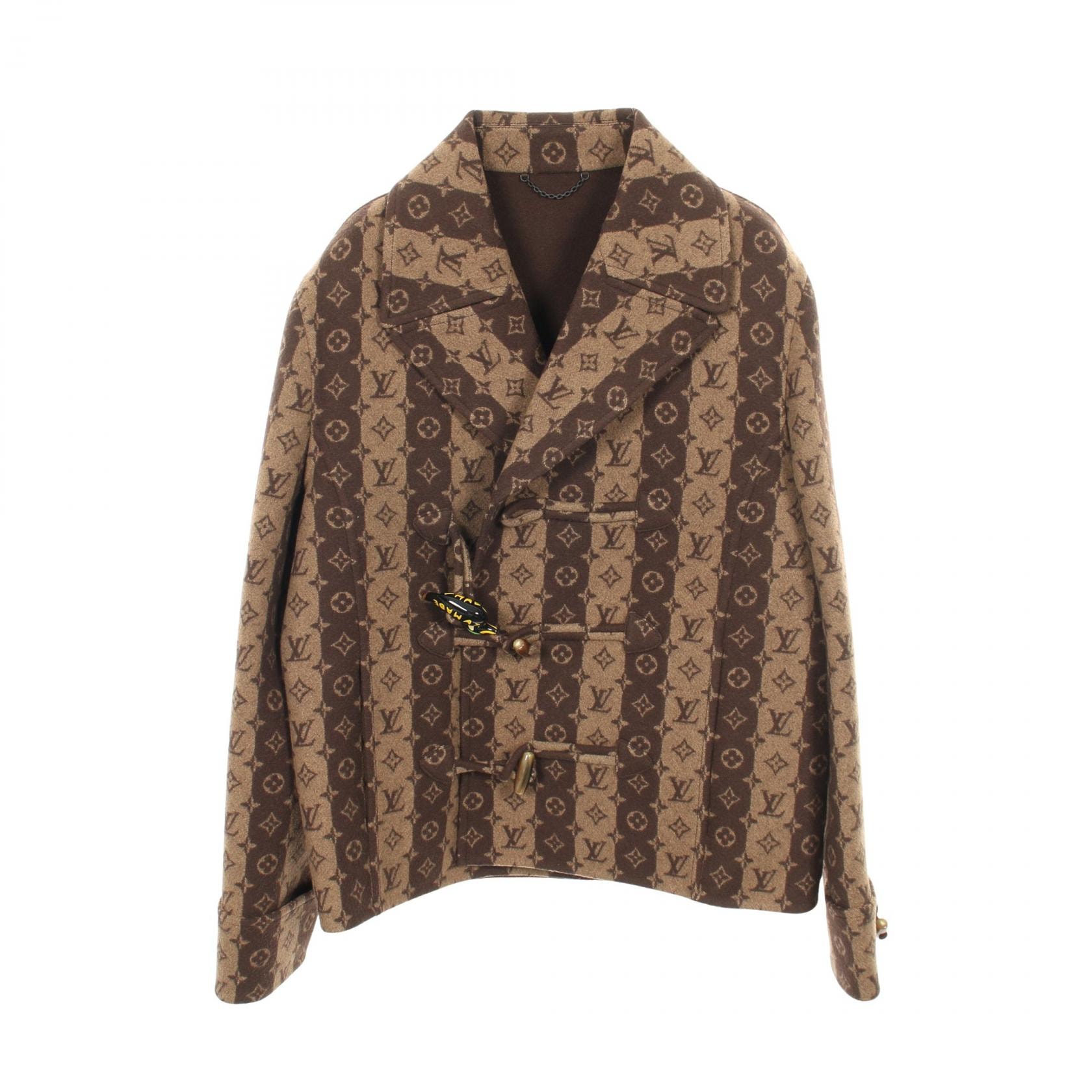 ルイ・ヴィトン LOUIS VUITTON LOUIS VUITTON × NIGO モノグラム 衣料品 アウター ウール メンズ ブラウン系 【中古】