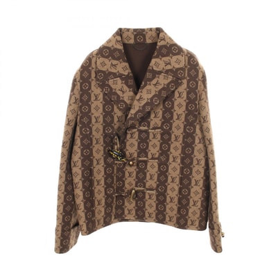 ルイ・ヴィトン LOUIS VUITTON LOUIS VUITTON × NIGO モノグラム 衣料品 アウター ウール メンズ ブラウン系 【中古】