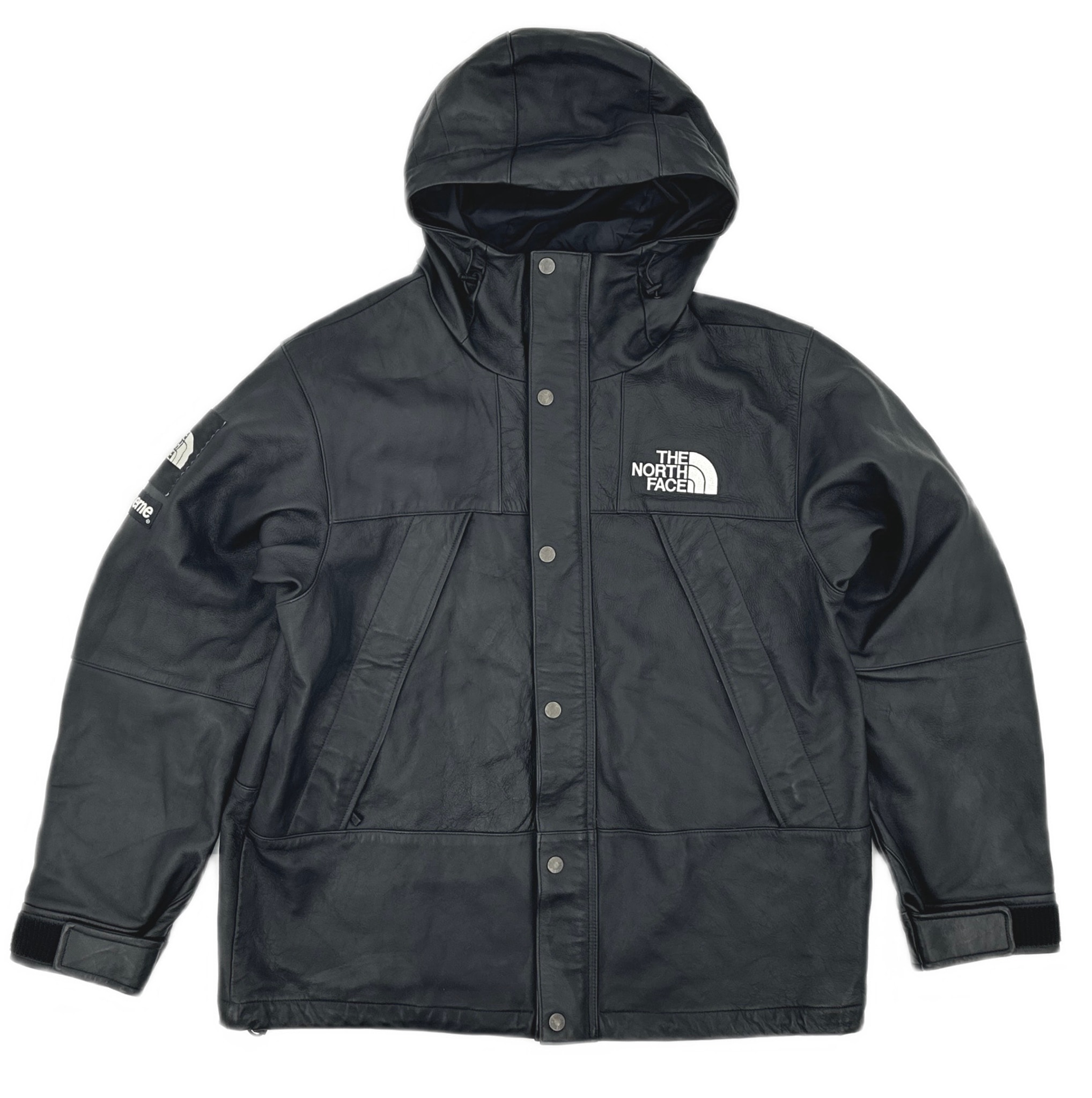 Supreme x The North Face Leather Mountain Parka "Black"
