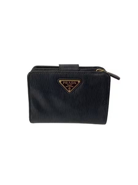 PRADA Womens Black Bi-fold Wallet "Black"