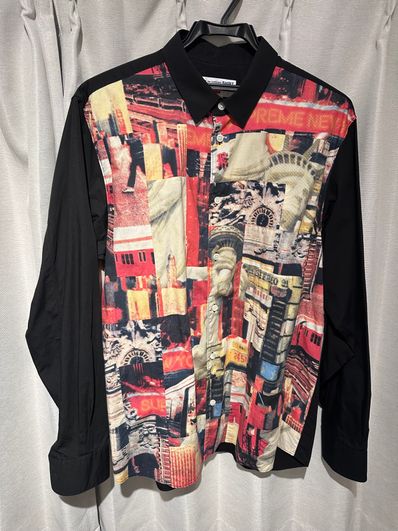 Supreme / Comme des Garçons SHIRT® Patchwork Button Up Shirt "Black"