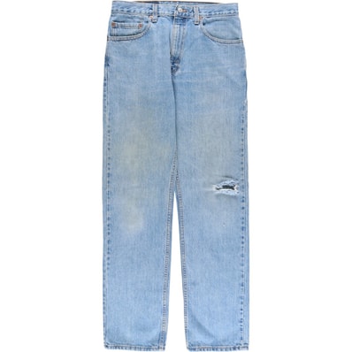 古着 リーバイス Levi's 505 REGULAR FIT STRAIGHT LEG ストレートデニムパンツ USA製 メンズw31相当/eaa613633