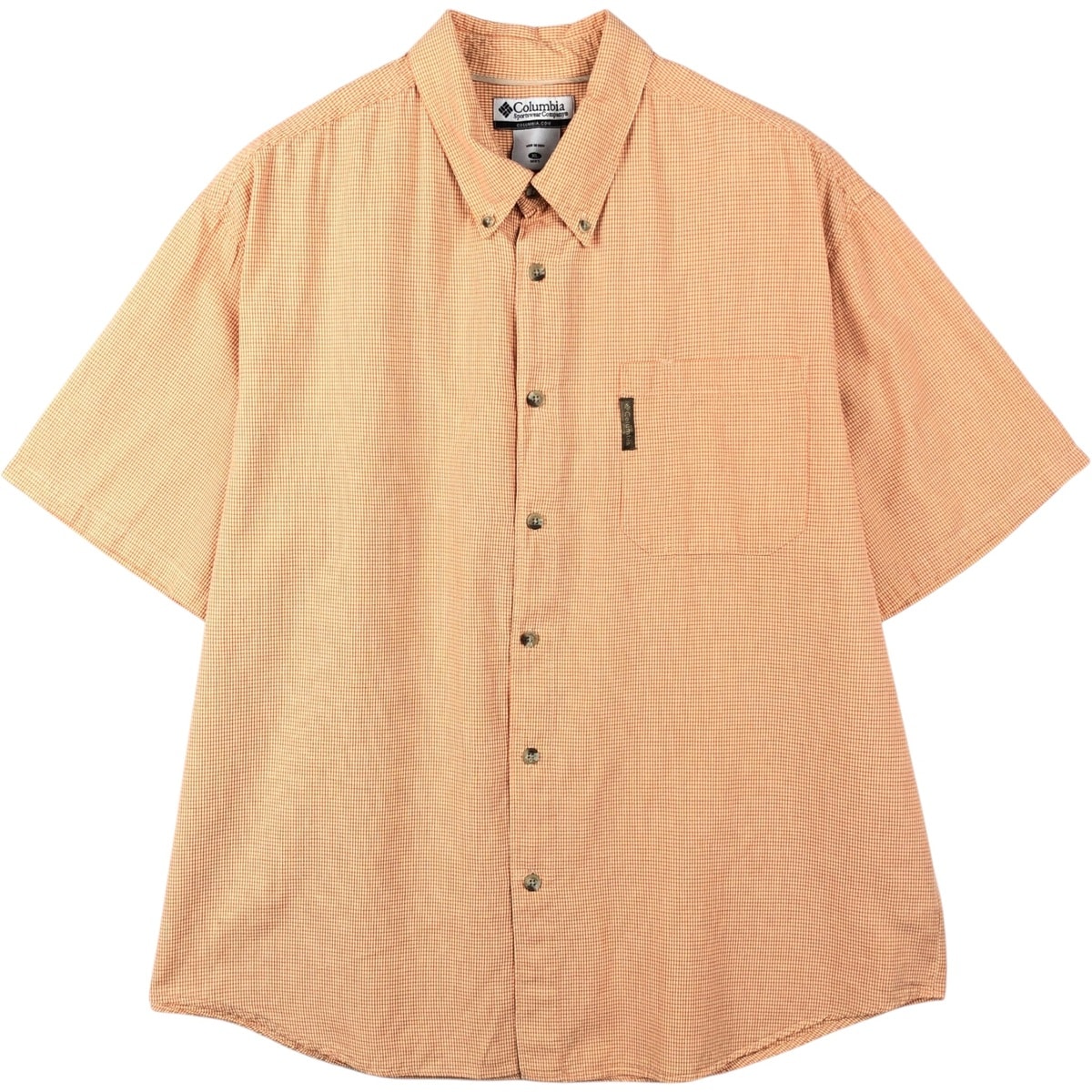 古着 00年代 コロンビア Columbia 半袖 ボタンダウン チェックシャツ メンズXL相当/eaa655414