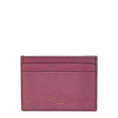 グッチ スウィング カードケース 368876 ピンク レザー レディース GUCCI 【中古】