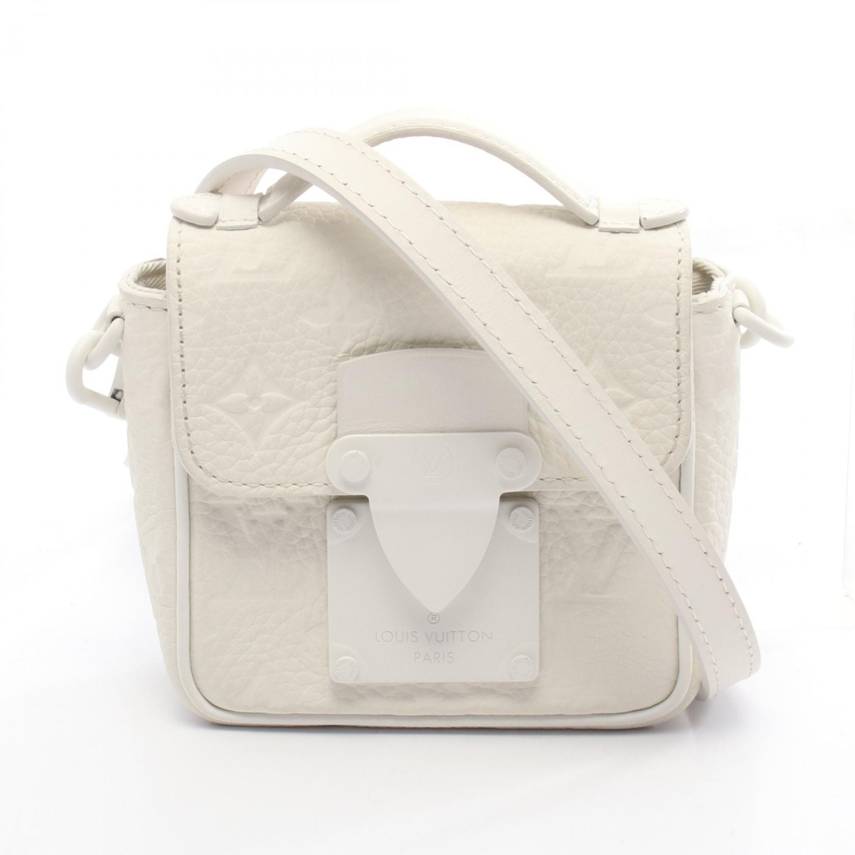 ルイ・ヴィトン LOUIS VUITTON ピコ Sロック トリヨンモノグラム ハンドバッグ バッグ レザー トリヨンレザー トリヨンレザー メンズ ホワイト系 M83163 【中古】